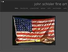 Tablet Screenshot of johnschisler.com
